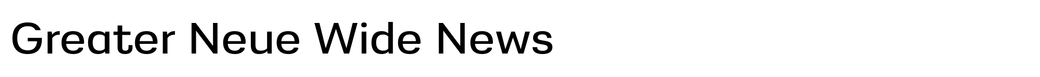 Greater Neue Wide News image